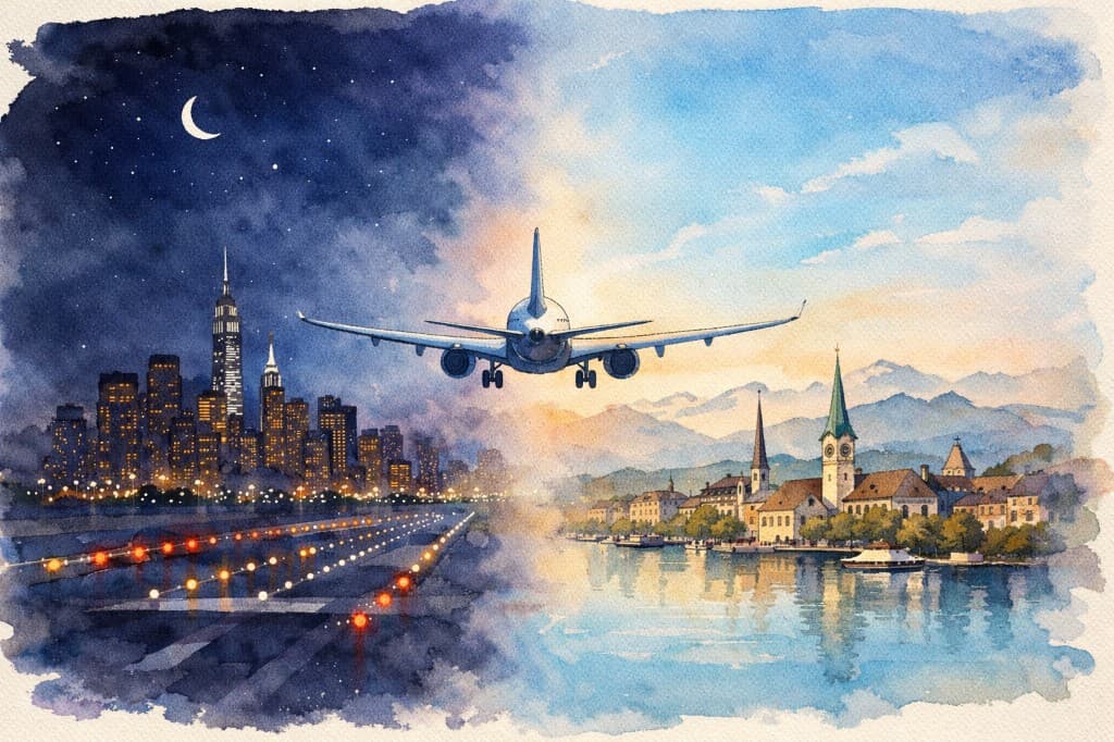 JFK → ZRH